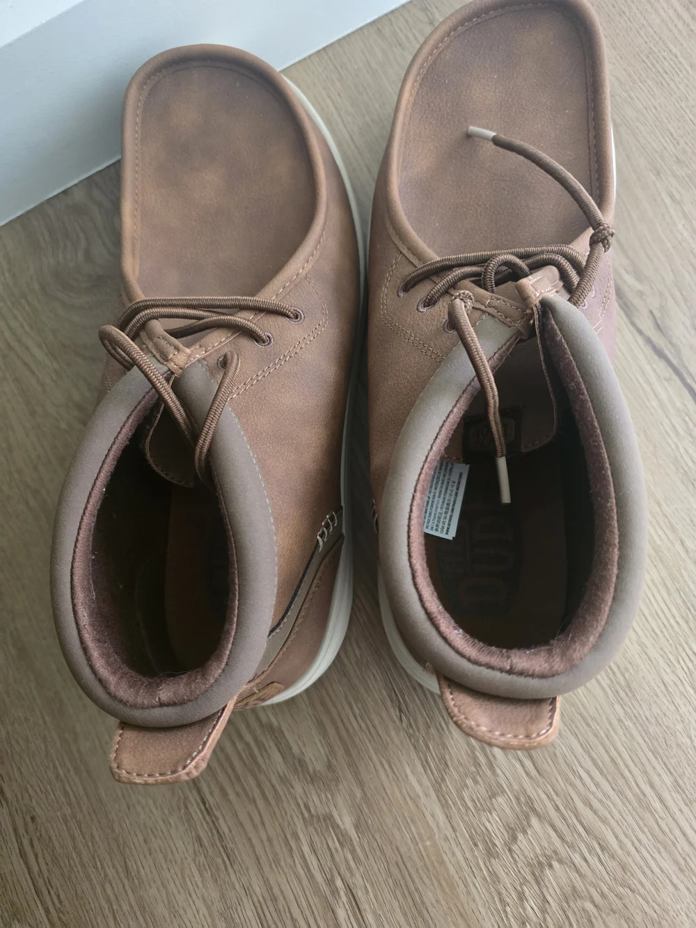 Men's Casual Lace-Up Chukka Shoes in Brown